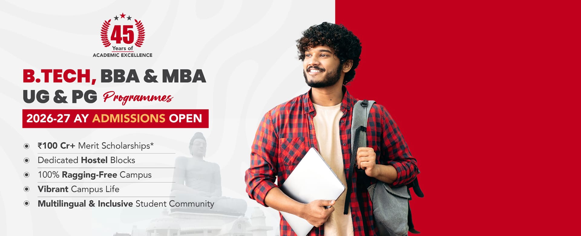 B.Tech, UG & PG Admissions 2026-27 AY