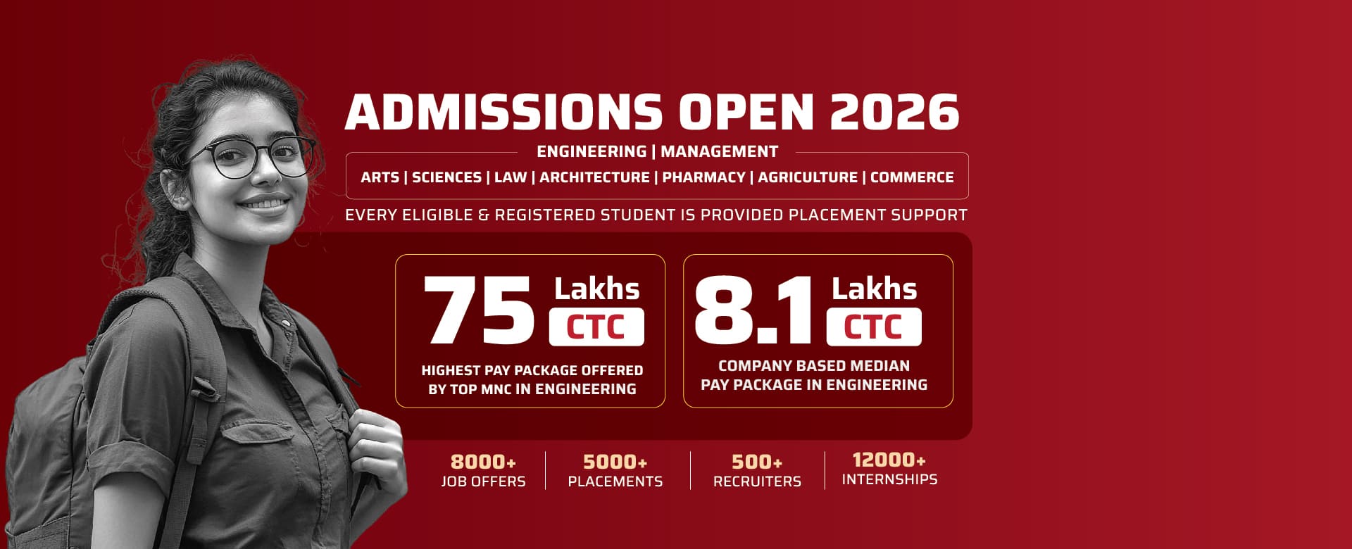 B.Tech, UG & PG Admissions 2026-27 AY