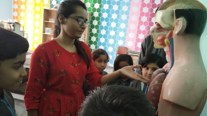 biology lab model at nimt school - ghaziabad