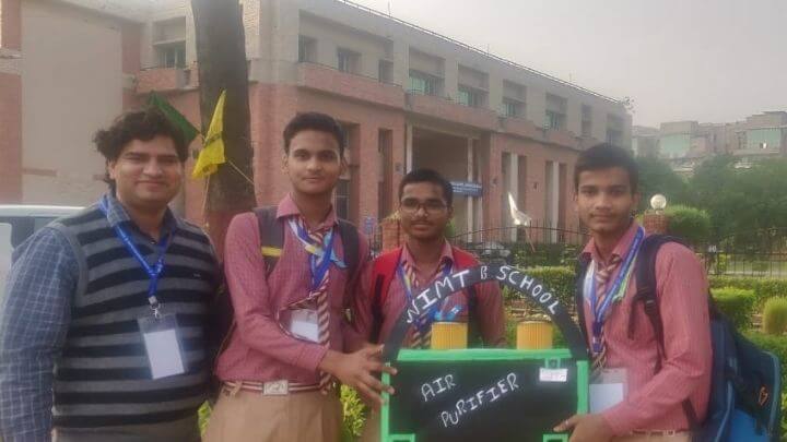 NIMT School students participating at science exhibhition at KIET Ghaziabad 