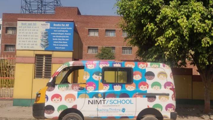 nimt school transport faciltiy at nimt school ghaziabad