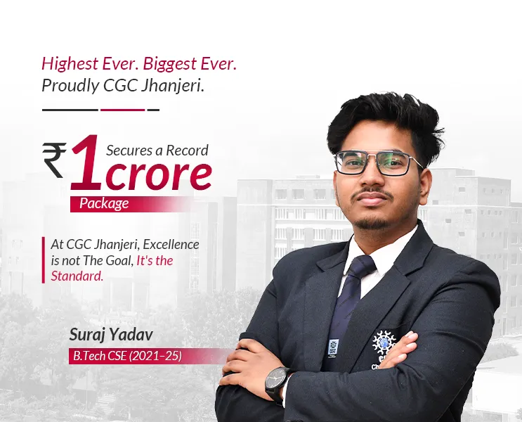 CGC Mohali student got 1 Crore Package banner